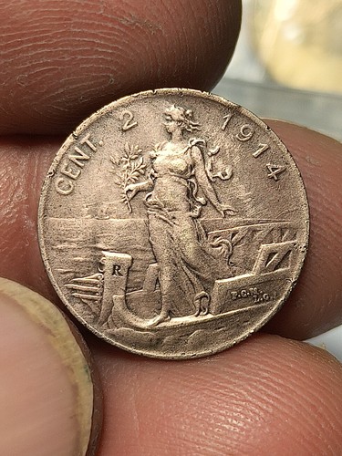 1914 regno italia moneta - 1914, 2