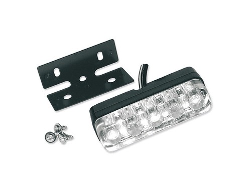 Fanalino portatarga nero - portatarga, luci