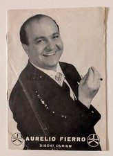 DISCHI DURIUM - Opuscolo con Tutte le Registrazioni di Aurelio Fierro