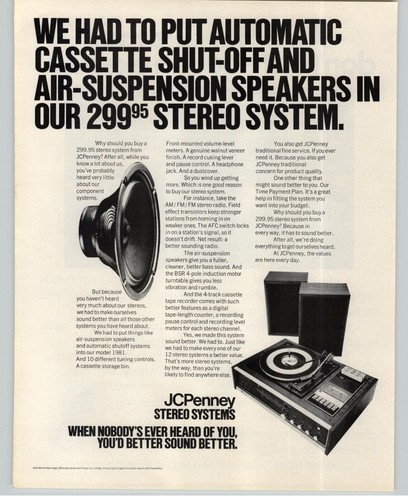 Penney stereo system - jc,
