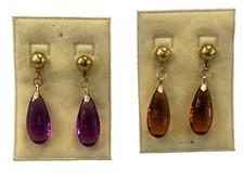 ORECCHINI PENDENTE METALLO ORO