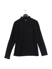 Barbour Polo Uomo M Nero