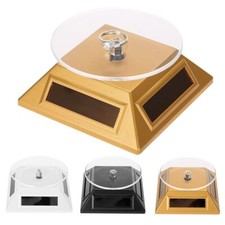 Solar Vitrine Grad Drehteller drehbar Schmuck Organizer Display Ständer