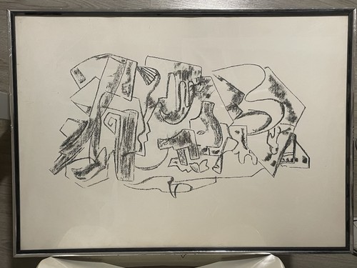 Quadro cubista carboncino - cubista,