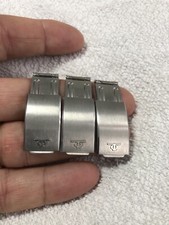 CHIUSURA BRACCIALE BAUME&MERCIER  ACCIAIO 14 MM bracelet Armbandverschluss NOS