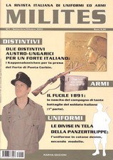 MILITES n.1 rivista militaria magazine - fucile '91 Kornilov Glock Panzertruppe