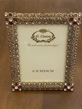 CORNICE COLORE ORO ST. ETIENNE, MISURE 6,5 CM X 9 CM, NUOVA MAI USATA