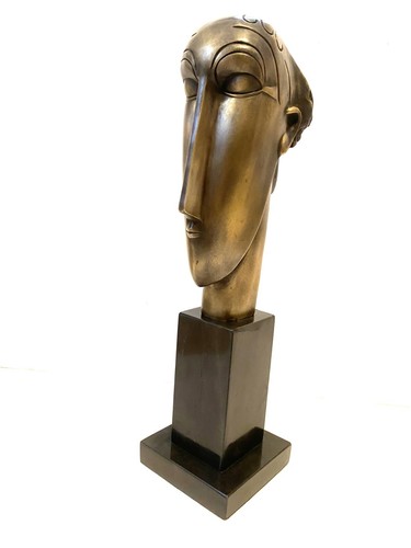 Scultura statua bronzo - scultura,
