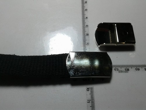 Cintura nera con fibbia - cm,