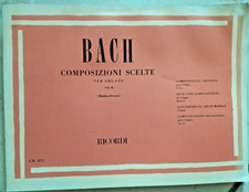 COMPOSIZIONI SCELTE BACH PER ORGANO VOL II MATTHEY FERRARI RICORDI