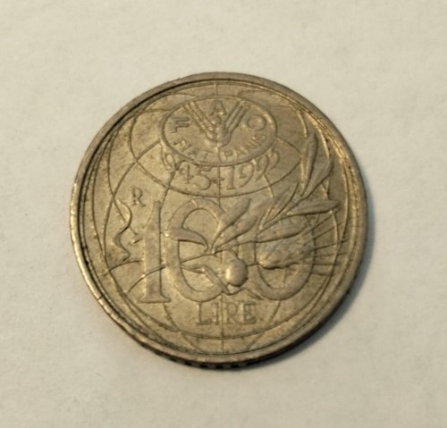 Moneta 100 lire italia - 100,