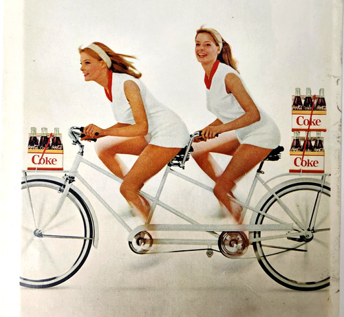 Tandem bike twins coca - bike,