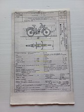 Aspes 50 Y 70 1971 COPIA Facsimile scheda omologazione DGM