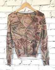 Cardigan cardigan donna Maliparmi taglia S 36 lana multicolore