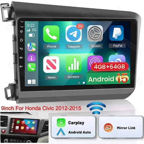 Autoradio android 15 per - 9",