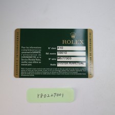 Rolex 16610 Submariner Watch