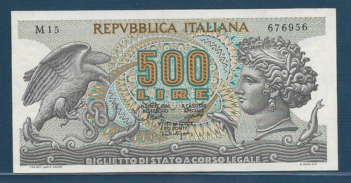 Italia 500 lire - italia, 1967