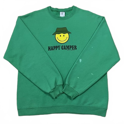 Felpa verde grafica - , happy