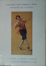  CATALOGO VENDITA 13 1988 GALLERIA VIRGILIO TEERLINK PITLOO CASTELLI  