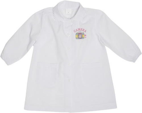 Grembiule asilo bambina - asilo, bianco