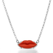 Collana lolita ciondolo bocca - collana,