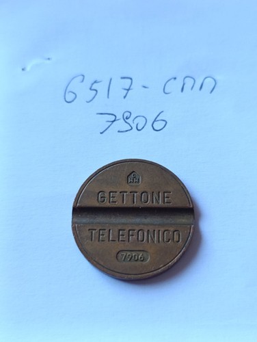 Gettone telefonico italia 7906 - telefonico,