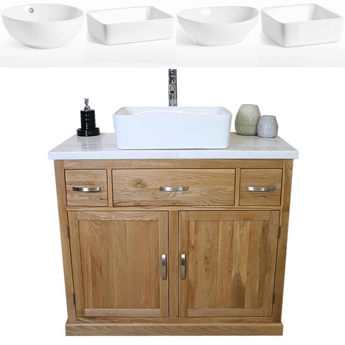 Mobile lavabo bagno - , rovere