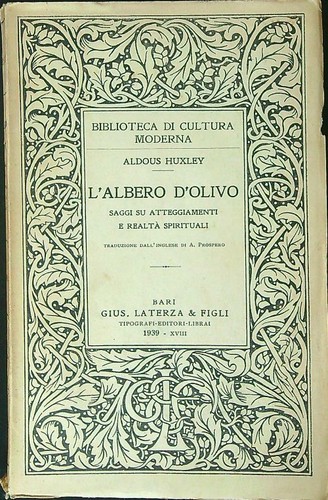 Albero olivo huxley aldous - d'olivo,