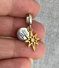 Charm pendente Pandora Stella Polare da Incidere in argento 925
