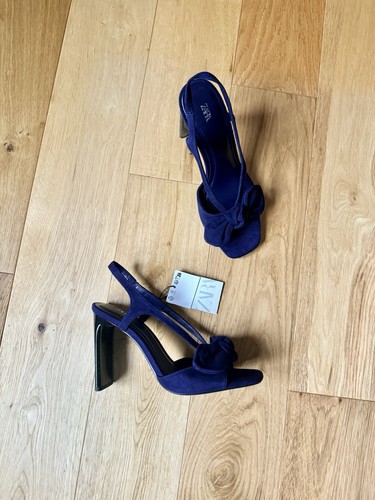 Sandali zara blu navy - zara,