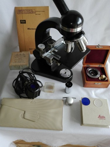 Old leitz wetzlar micoscope - leitz,