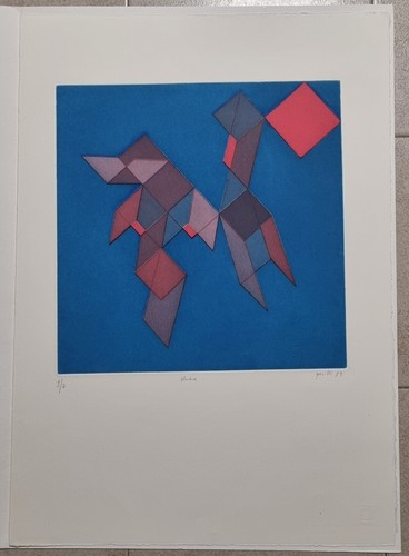 Achille perilli acquaforte - perilli,