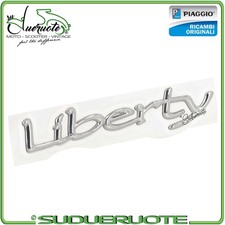 TARGHETTA LIBERTY CARENA ORIGINALE PIAGGIO PER LIBERTY 50 125 150 200 RST MOC 3V