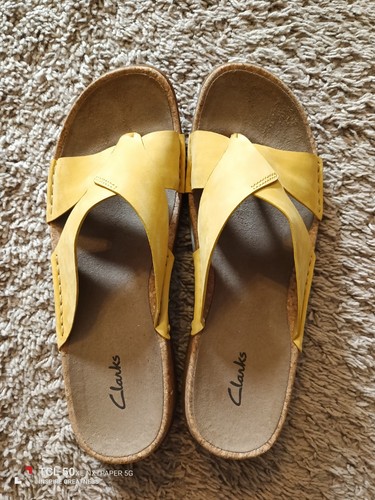 Sandali donna clarks - clarks, gialli