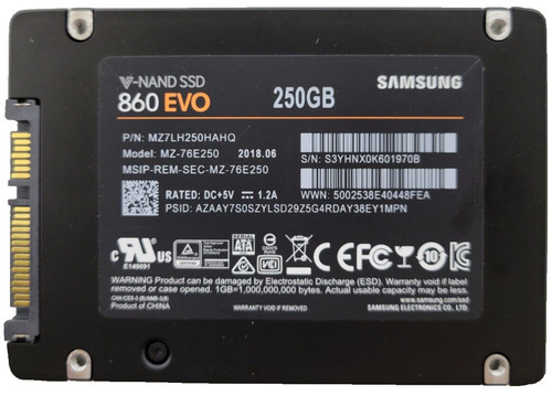 Samsung 860 evo 250 n - samsung,