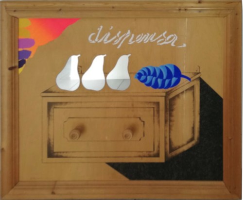 Concetto pozzati serigrafia - concetto,