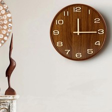 Orologio da parete in legno