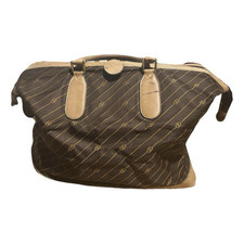 Borsa da viaggio vintage Gucci GG Monogram Stripe anni ‘70