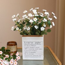 Bouquet di rose in seta artificiale fatto a mano per matrimonio e arredamento casa elegante