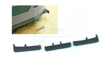 FERRMODEL 458 - Set da 3 predellini di ricambio per ETR220/240 Lima. Scala H0 1: