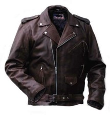 Giacca moto uomo pelle