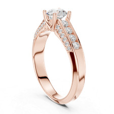 Anello Odalia elegante tondo