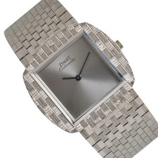 Cuscino PIAGET ultrasottile 12461 HR5 automatico oro bianco 18KT anni '70