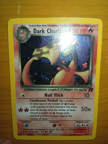 Dark charizard holo team - dark,