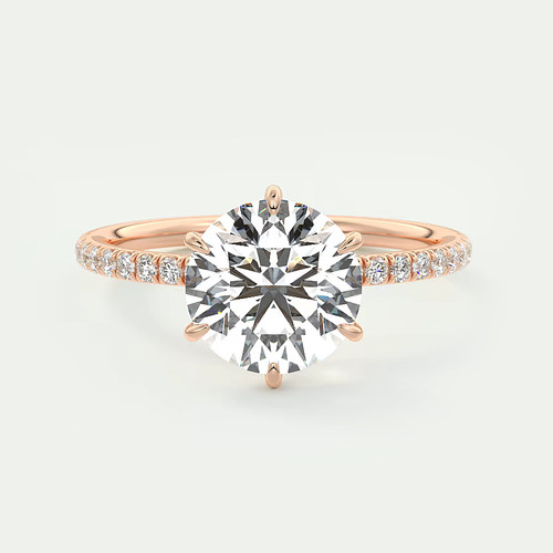 Anello con diamanti per