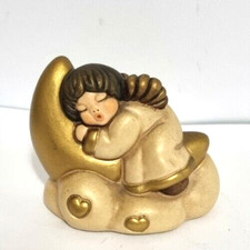 THUN Collezione "Angelo & Angeli" Statuina Esclusiva angelo su luna nuvola h 6