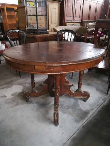 Tavolo ovale legno - legno, noce
