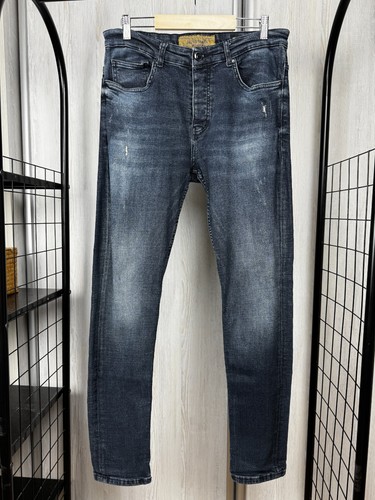 Pantalone jeans denim - , blu