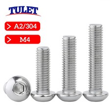 VITI TESTA A BOTTONE M4 / 4 MM