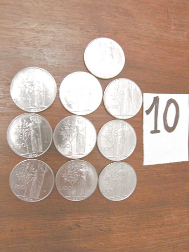 Monete 100 lire - 1968, 1975